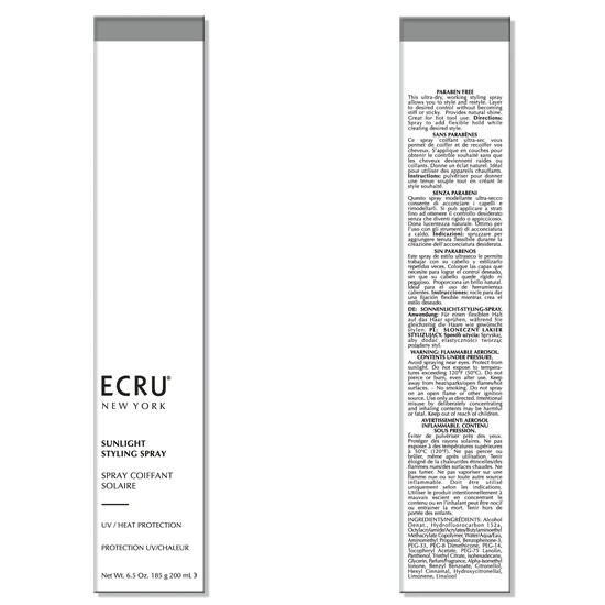 Ecru Sunlight Styling Spray 200ml