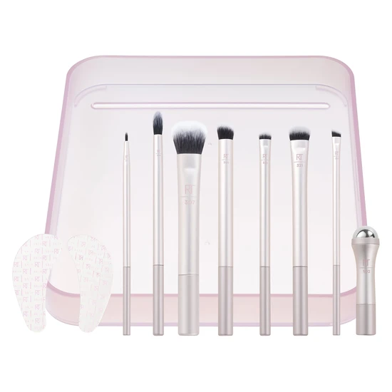 Real Techniques Pink Limited Edition Bright Eyes Eye Makeup Brush Set 10 Piece