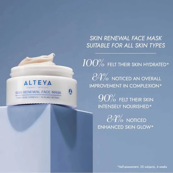 Alteya Organics Rose Hydrobiome Skin Renewal Face Mask 50ml