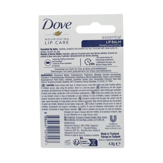 Dove Hydrating Lip Care Hydro Lip Balm 4.8g