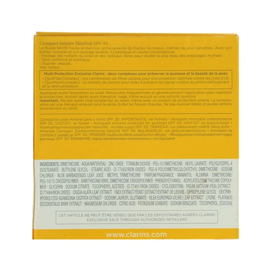 Clarins Mineral Sun Care Compact For Face SPF 30 11.5ml