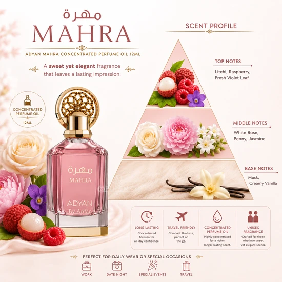 Adyan Mahra Concentrated Perfume Oil 12ml