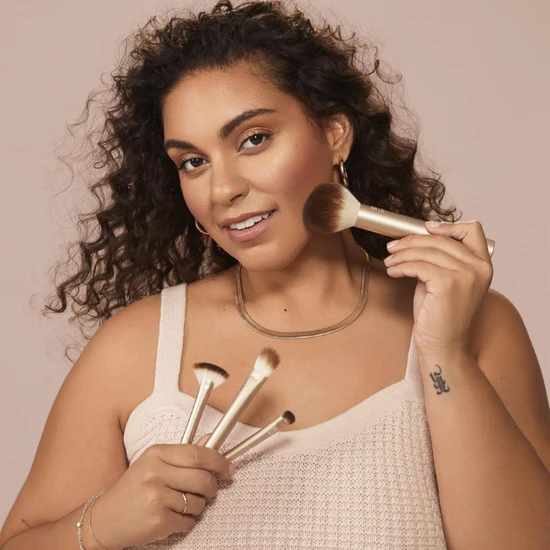 Real Techniques Au Naturale Makeup Brush Kit For Foundation 9 Piece Set