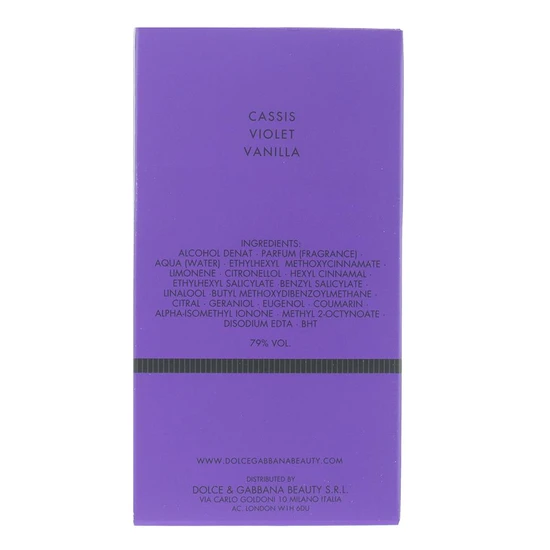 Dolce & Gabbana Violet Eau De Toilette 75ml
