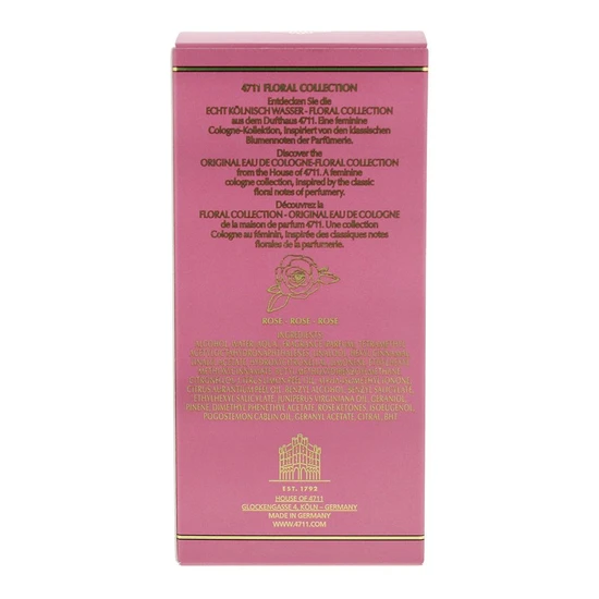 4711 Original Rose Eau De Cologne 100ml