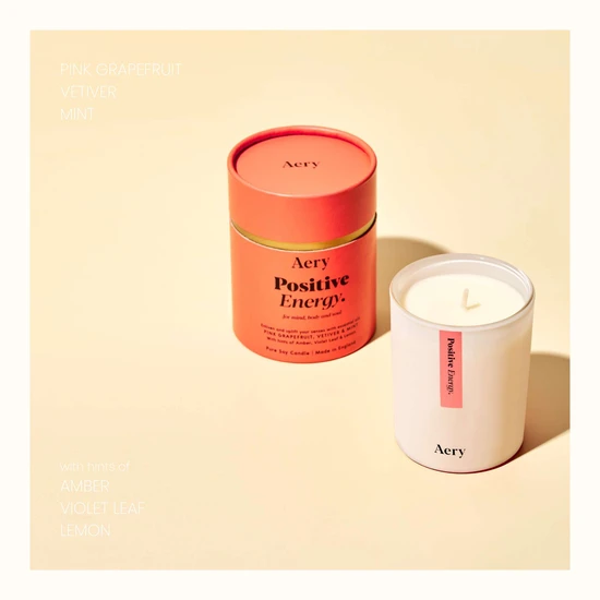 Aery Living Aromatherapy Positive Energy Candle 200g