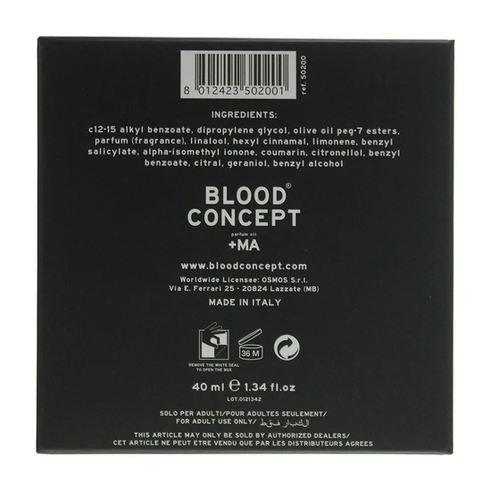 Blood Concept +MA Parfum Oil Dropper 40ml