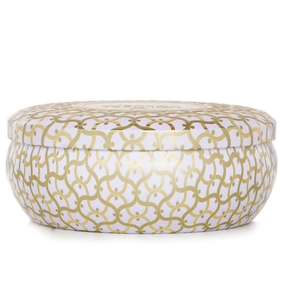 VOLUSPA 3 Wick Decorative Tin Candle Eucalyptus & White Sage 340g