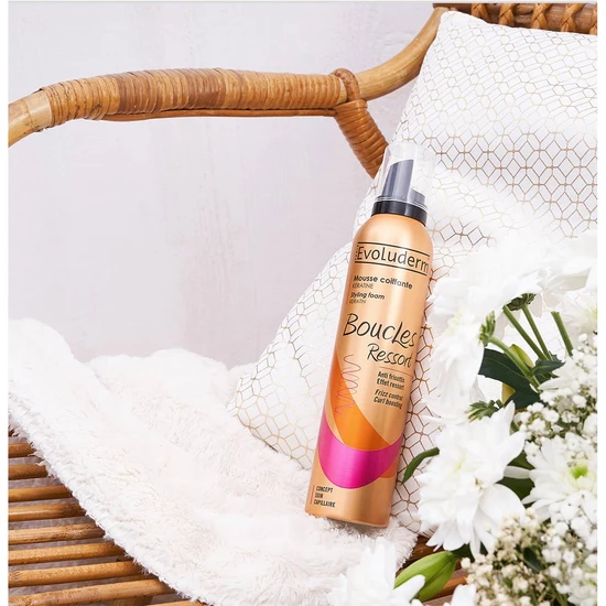 Evoluderm Boucles Ressort Frizz Control Curl Boosting Foam 250ml