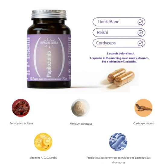Hifas da Terra Papilozumib Capsules 30 Capsules