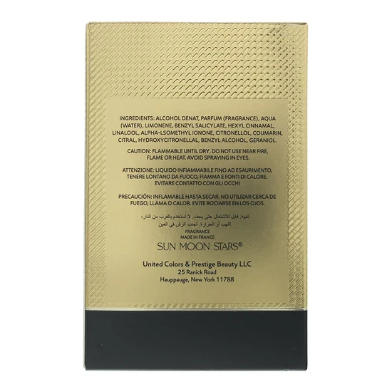 United Colors & Prestige Beauty Sun Moon Stars Oro Pour Homme Eau De Parfum 100ml