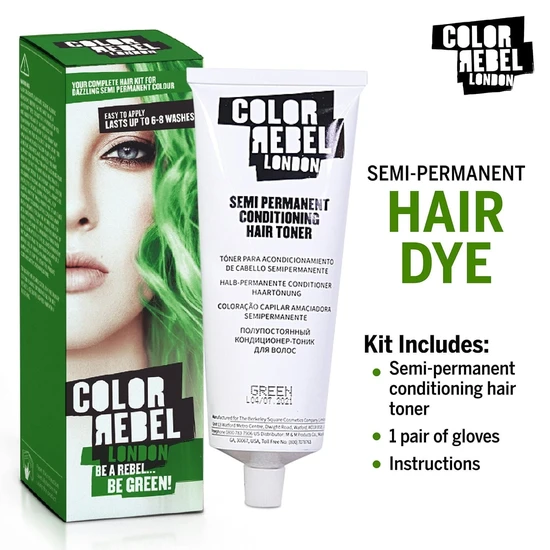 Color Rebel London Be Green Conditioning Hair Toner 100ml