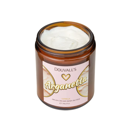 Douvall's Organic Creamy Argan Body Butter Limited Edition Nostalgia Range Argan Eight