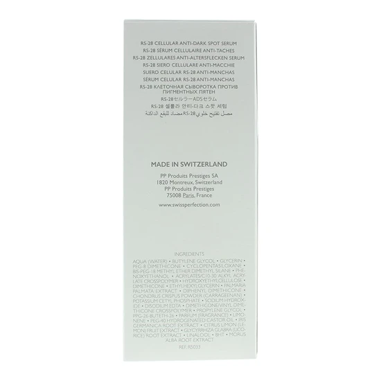 Swiss Perfection RS-28 Cellular Anti Dark Spot Serum 30ml