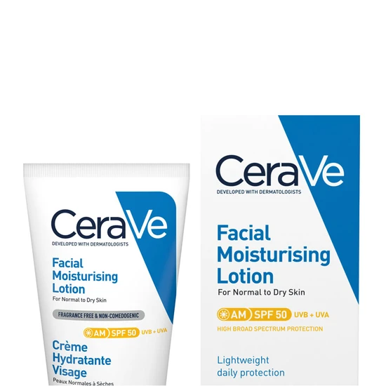 CeraVe AM Facial Moisturising Lotion SPF 50 52ml