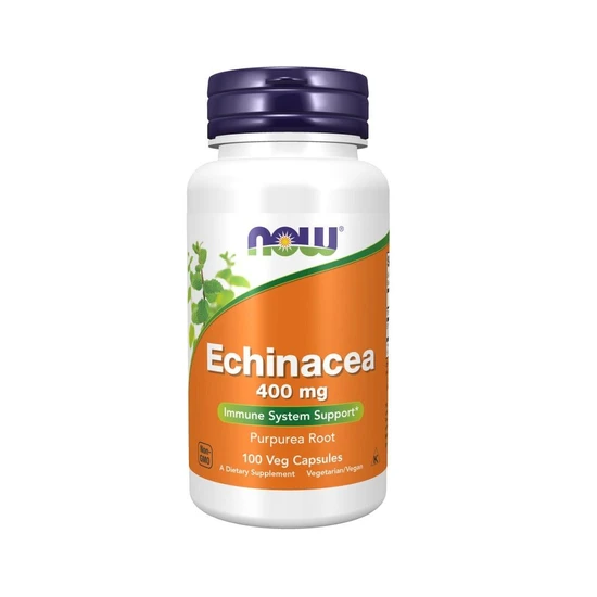 NOW Foods Echinacea, 400mg Vegicaps 100 Vegicaps