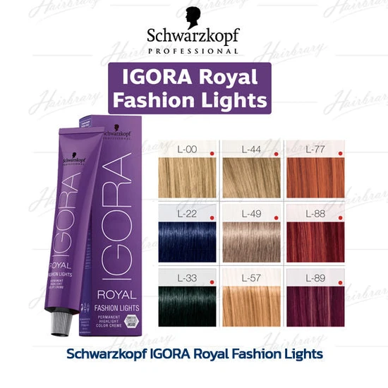Schwarzkopf Igora Royal Fashion Lights Permanent Highlight Colour Creme L 00 Natural Extra