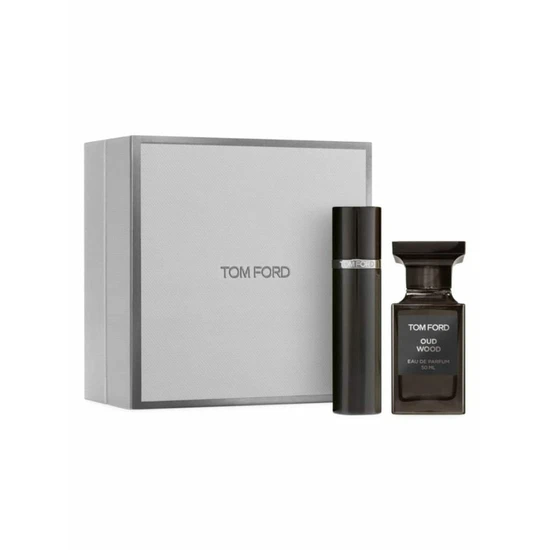 Tom Ford Oud Wood Gift Set 50ml Eau De Parfum + 10ml Travel Spray