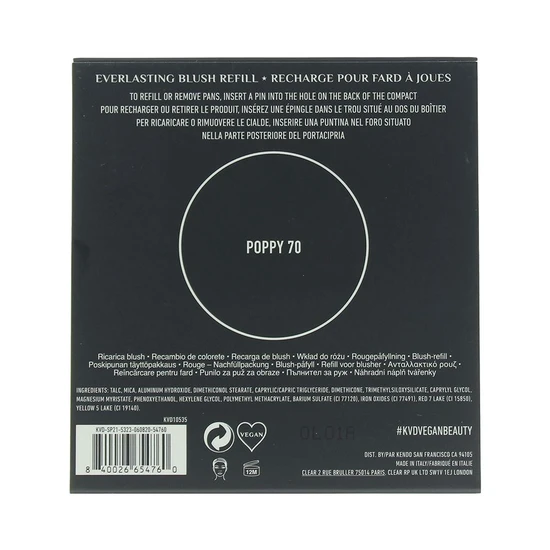 KVD Beauty Everlasting Blush Refill: Poppy