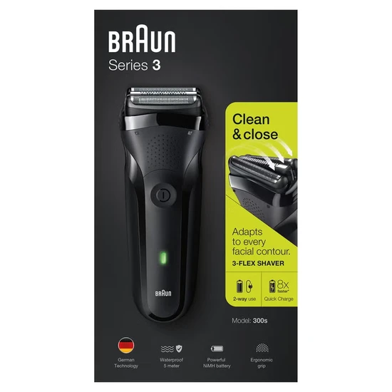 Braun Series 3 Electric Shaver 300s