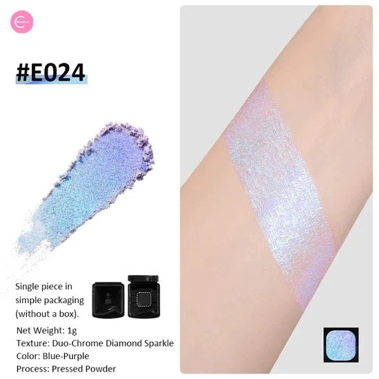 Glisten Cosmetics E024 Blue/Purple Duochrome Eyeshadow Cheeryep