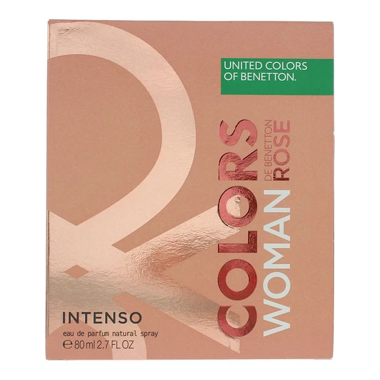 United Colors Of Benetton Colours De Benetton Rose Intenso Eau De Parfum 80ml