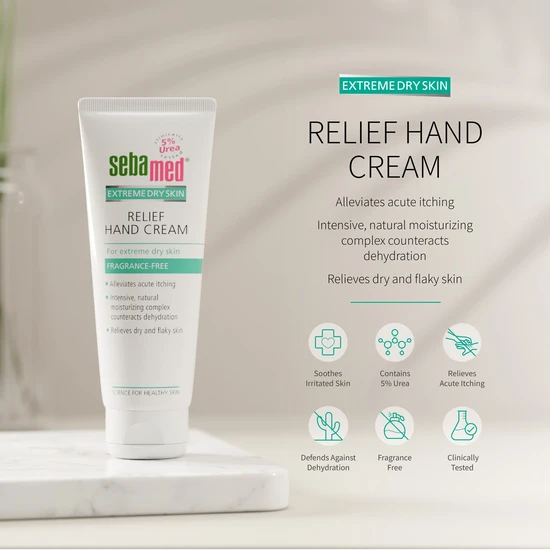 Sebamed Extreme Dry Skin Relief Hand Cream 5% Urea 75ml