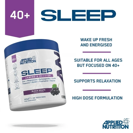 Applied Nutrition Agewell 40+ Sleep Black Grape 300g