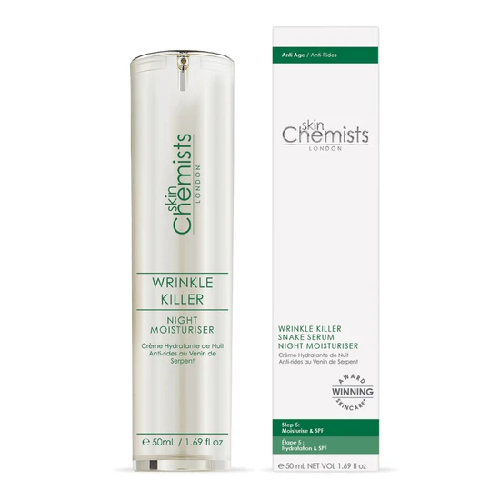 skinChemists Wrinkle Killer Anti-Ageing Night & Facial Serum Kit