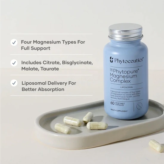 Phytoceutics Phytopure Magnesium Complex Capsules 60 Capsules