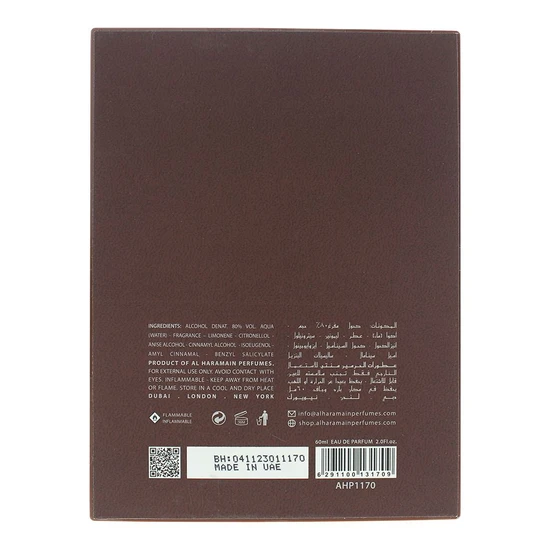 Al Haramain Amber Oud Eau De Parfum 60ml