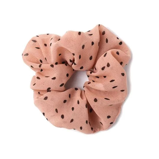 Molly And Rose Polka Dot Print Assorted Scrunchie