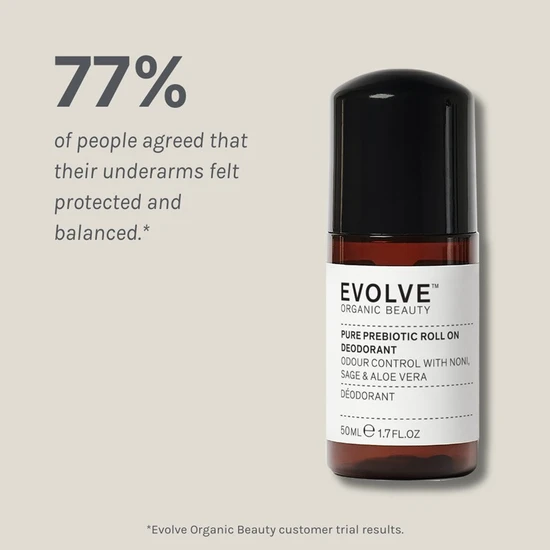 Evolve Beauty Pure Prebiotic Roll On Deodorant 50ml