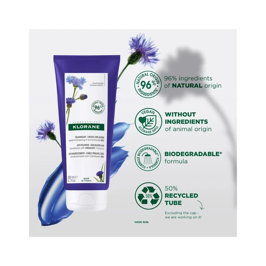 Klorane Centaury Anti-Yellowing Conditioner 200ml