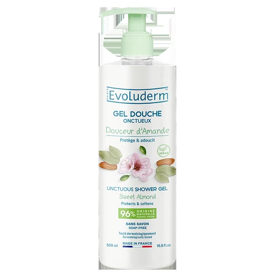 Evoluderm Almond Unctuous Shower Gel 100ml