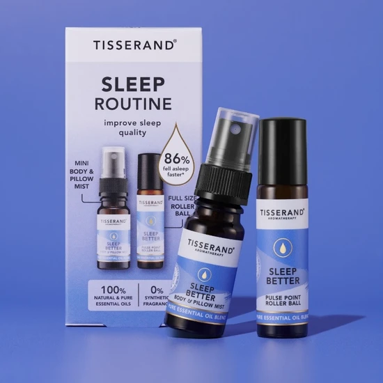 Tisserand Aromatherapy Sleep Routine Duo Kit Pillow Mist & Rollerball