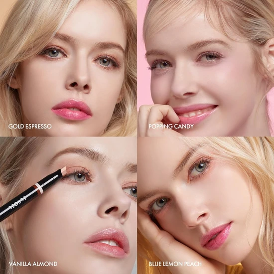ELROEL Blanc Double Shadow Stick 01 Gold-Espresso