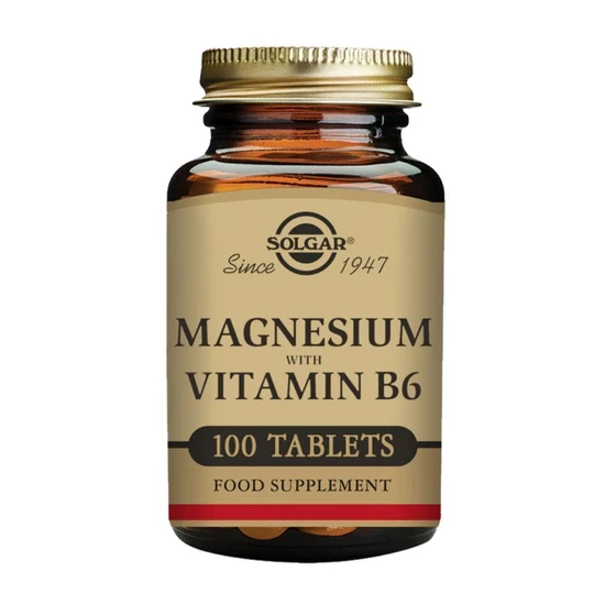 Solgar Magnesium With Vitamin B6 Tablets 100 Tablets