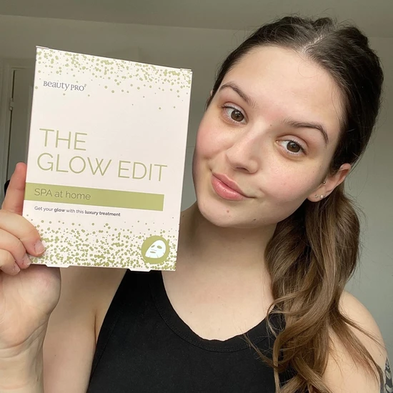 BeautyPro Spa At Home: The Glow Edit Set 1 Gold Foil Mask, 1 Under Eye Mask & 1 Bubbling Cleansing Mask