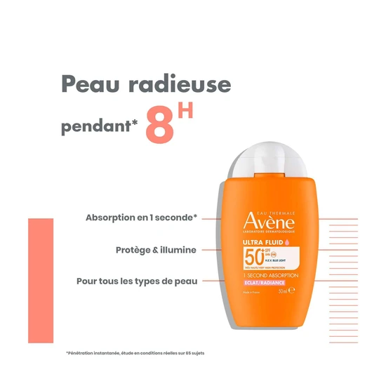 Avène Ultra Fluid Radiance SPF 50+ 50ml
