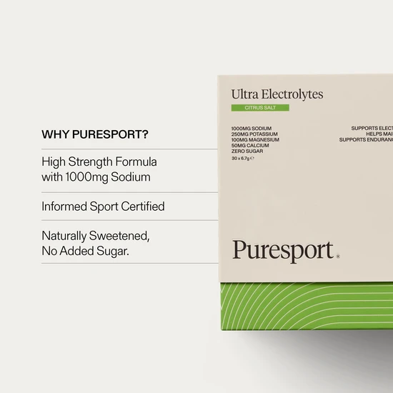 Puresport Ultra Electrolytes Citrus Salt Sachets 15 Sachets