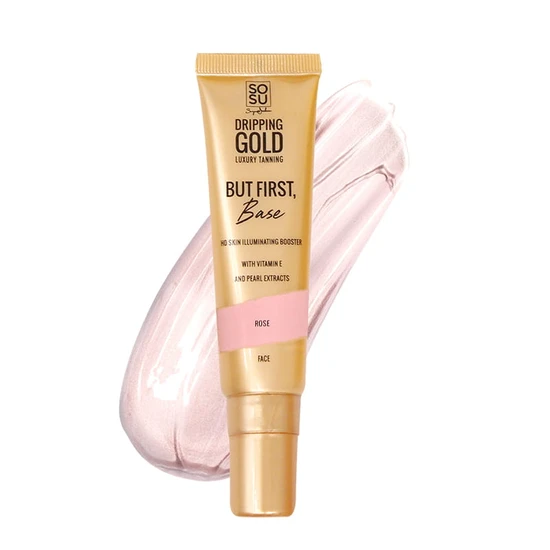 SOSU by SJ Dripping Gold But First, Base HD Skin Illuminating Booster Caramel