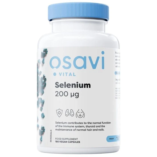 Osavi Selenium 200mcg 180 Vegan Capsules