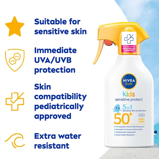 Nivea Sun Babies Sensitive Protect Trigger Spray SPF 50 270ml