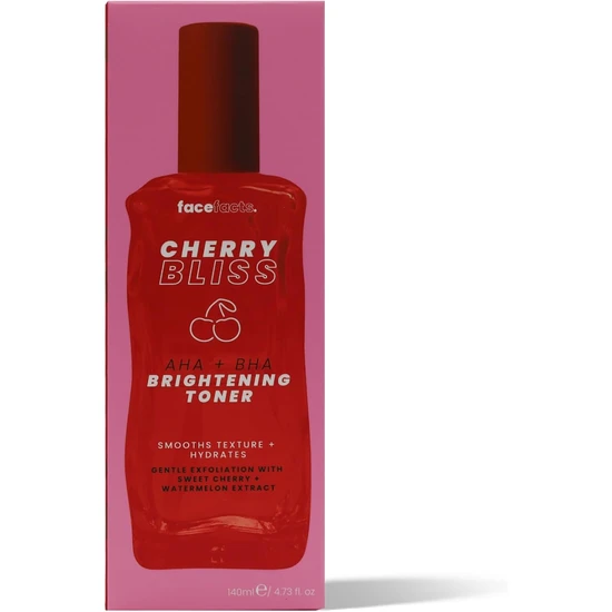 Face Facts Cherry Bliss AHA & BHA Brightening Toner 140ml