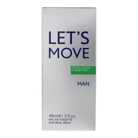 United Colors Of Benetton Let's Move Man Eau De Toilette 40ml