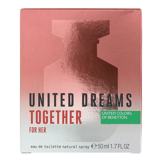 United Colors Of Benetton United Dreams Together For Her Eau De Toilette 50ml