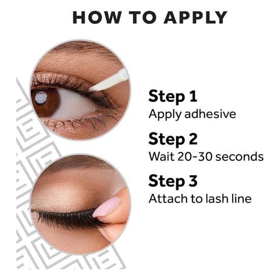 Eylure Line & Lash 2-in-1 Lash Adhesive Eyeliner Black