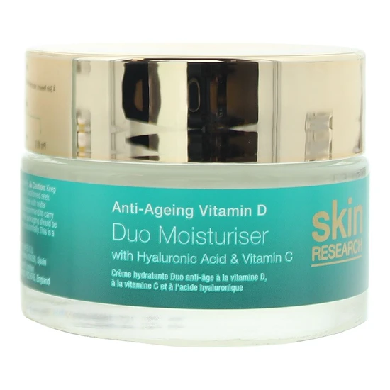 Skin Research Anti-Ageing Vitamin D With Hyaluronic Acid & Vitamin C Duo Moisturiser 50ml