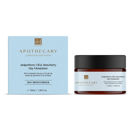 Dr Botanicals Juniperberry Oil & Strawberry Day Moisturiser 2 x 50ml